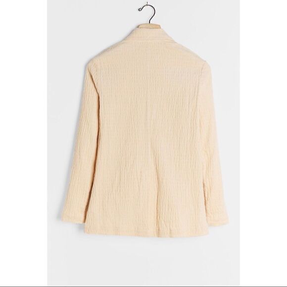 NEW Anthropologie Daniel Rainn Carlee Beige Button Front Corduroy Blazer X-Small - Picture 4 of 7